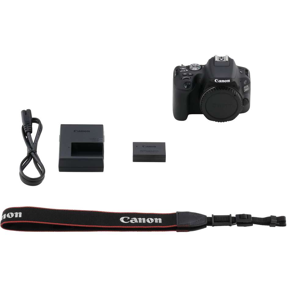 Canon EOS 200D Fotocamera Reflex 24,2 MP + Obiettivo 18-55 IS STM Colore Nero