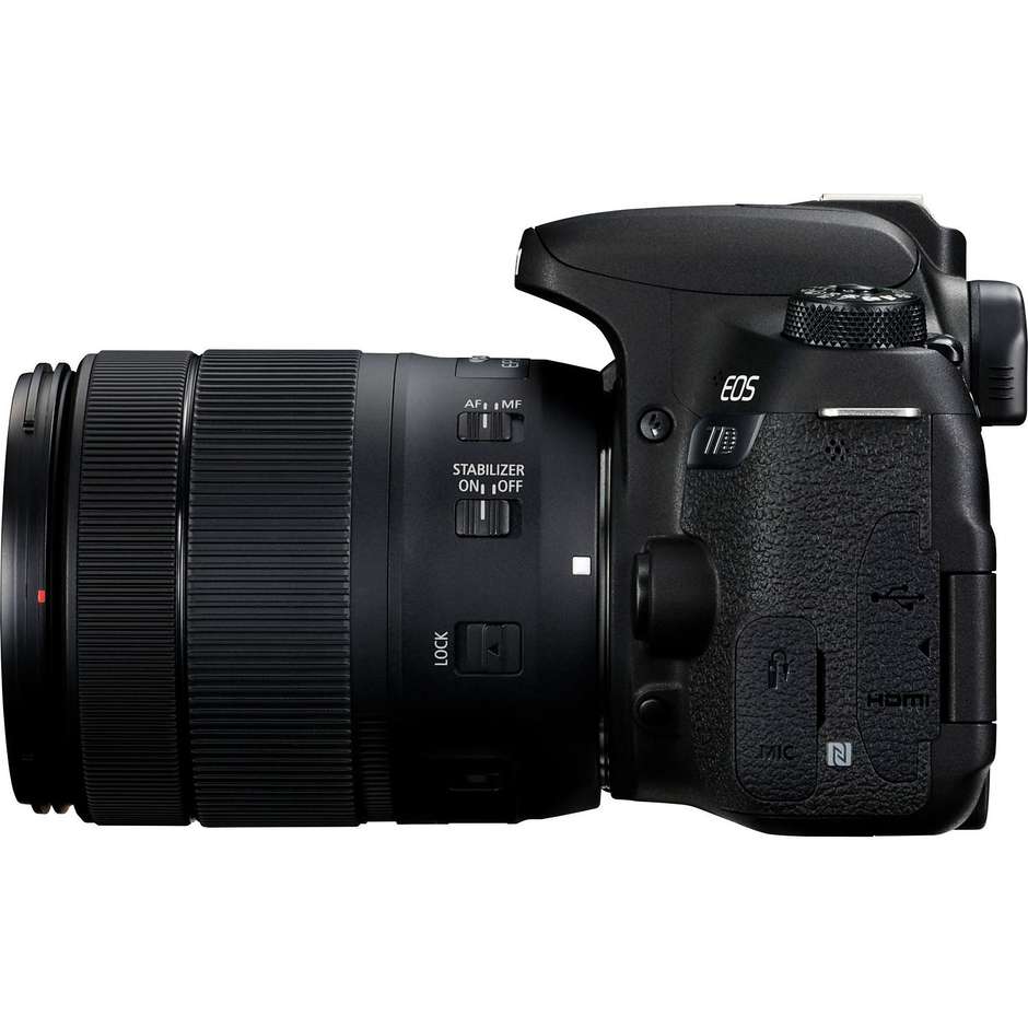 Canon EOS 77D fotocamera reflex 24.2 Megapixel Full HD + obiettivo EF-S 18-135 mm f/3.5-5.6 IS USM