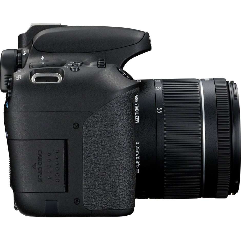 Canon EOS 77D fotocamera reflex 24.2 Megapixel Full HD + obiettivo EF-S 18-55 mm f/4-5.6 IS STM