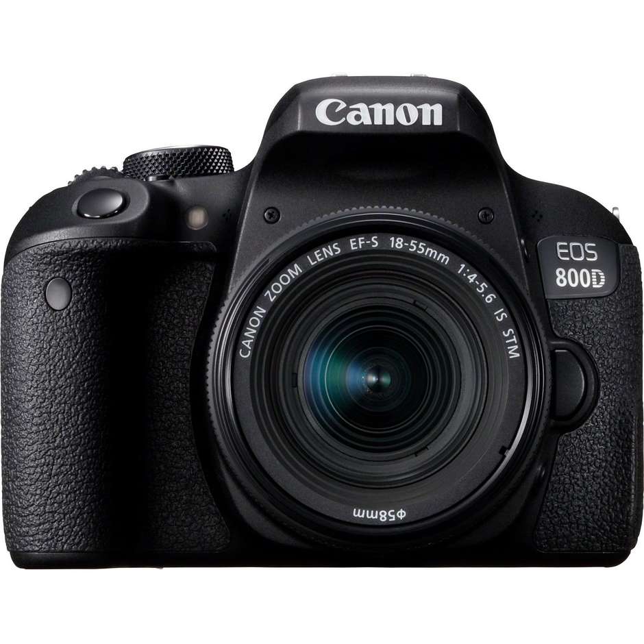 Canon EOS 800D fotocamera reflex 24,2 Megapixel Full HD + obiettivo EF-S 18-55mm f/4-5.6 IS STM