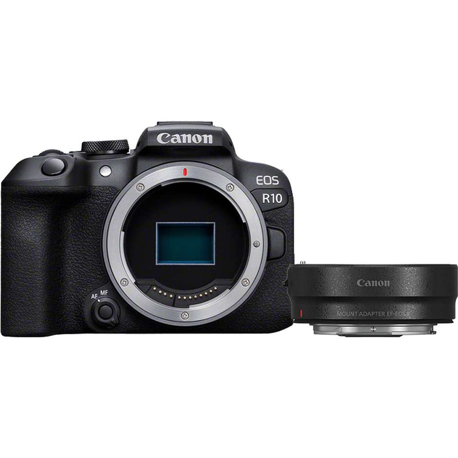 Canon EOS R10 + RF-S 18-45mm F4.5-6.3 IS STM MILC 24.2 MP CMOS 6000 x 4000 pixel Colore Nero