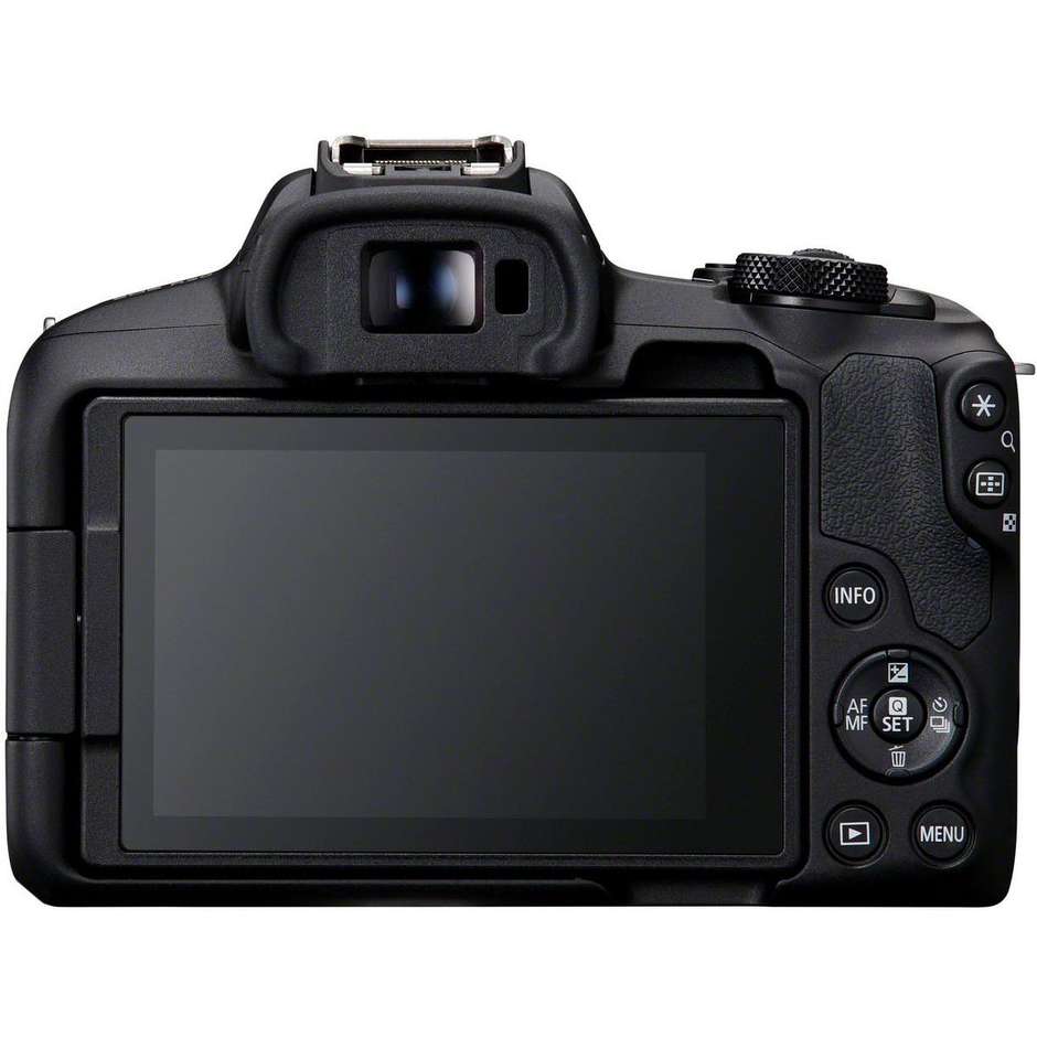 Canon EOS R50, Black + RF-S 18-45mm F4.5-6.3 IS STM Kit MILC 24,2 MP CMOS 6000 x 4000 Pixel Colore Nero