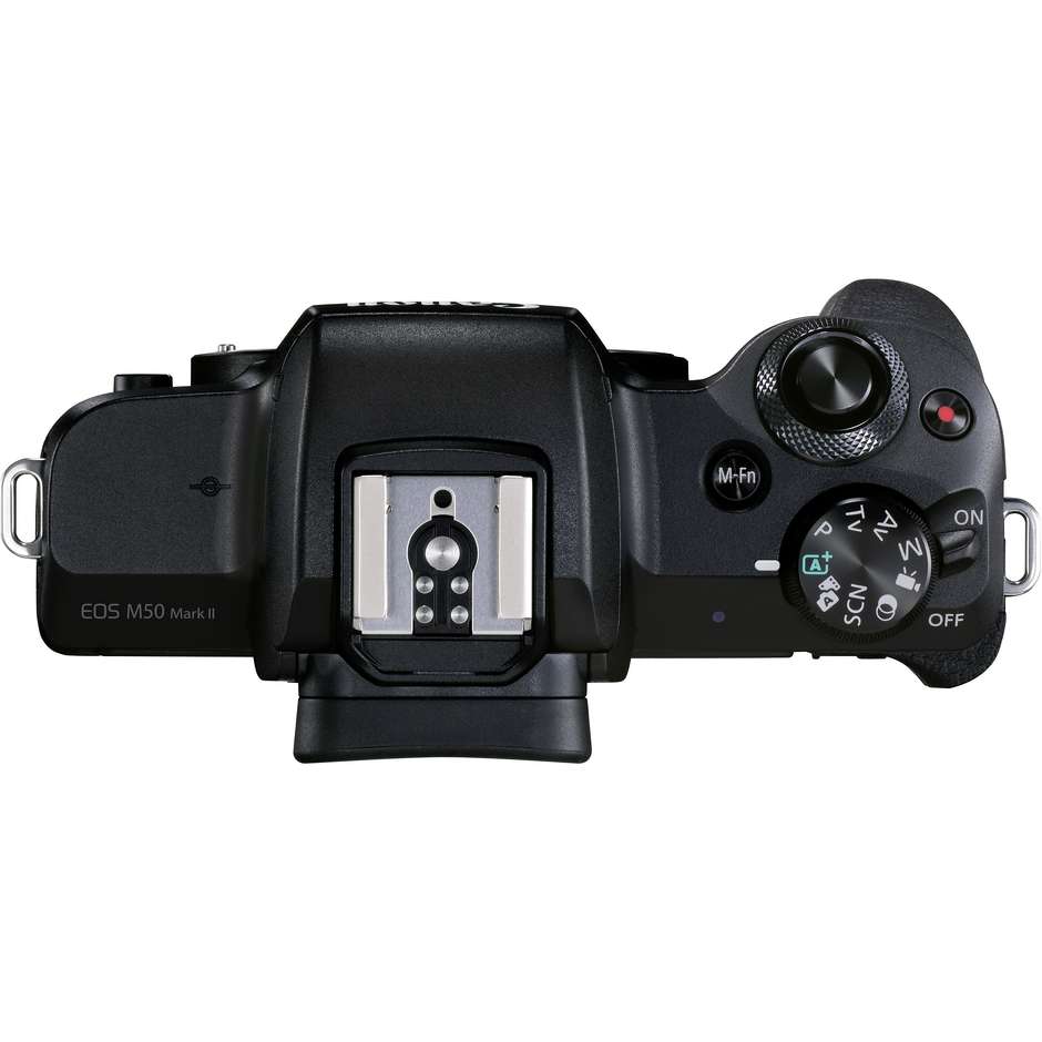 Canon EOSM50 II 15-45VUK Fotocamera + Kit accessori colore nero