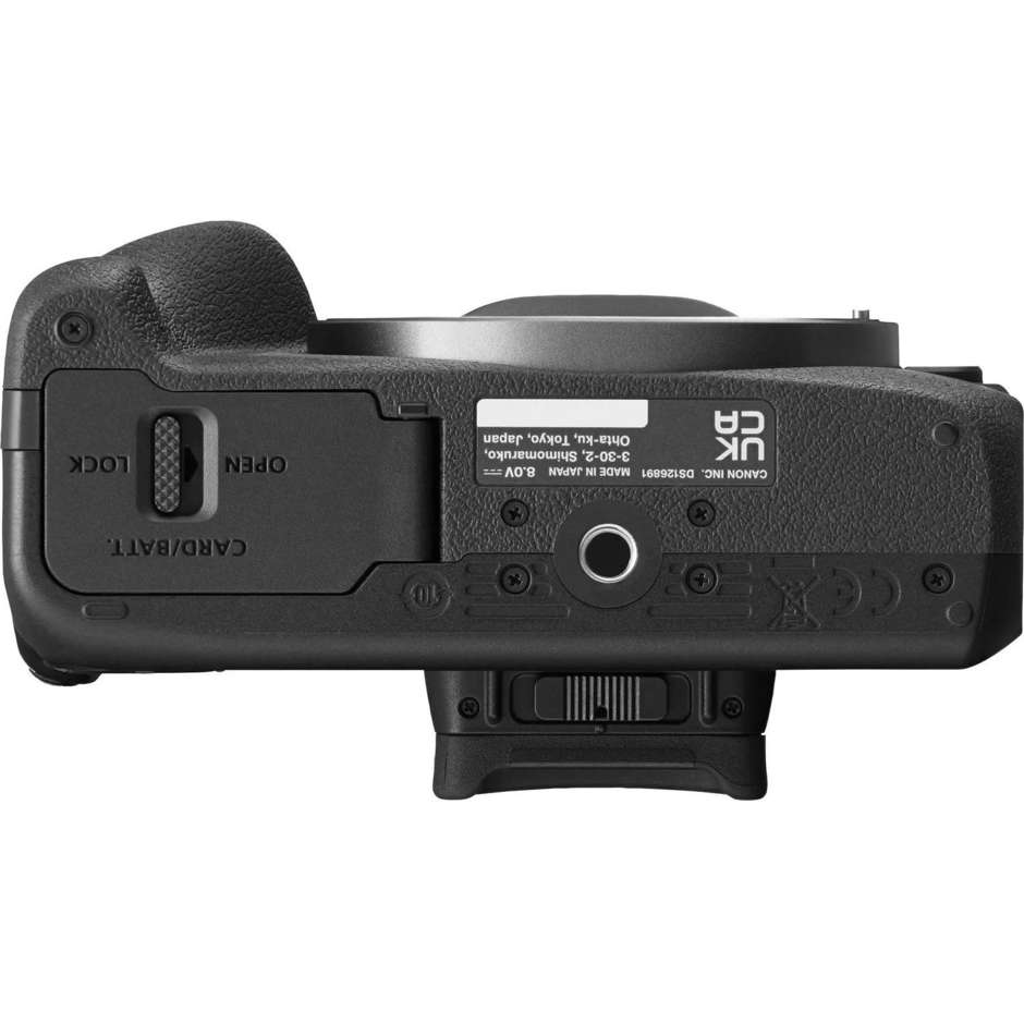 CANON EOSR100BK+ Fotocamera Mirrorless Digitale ad Obiettivi Intercambiabili Colore Black