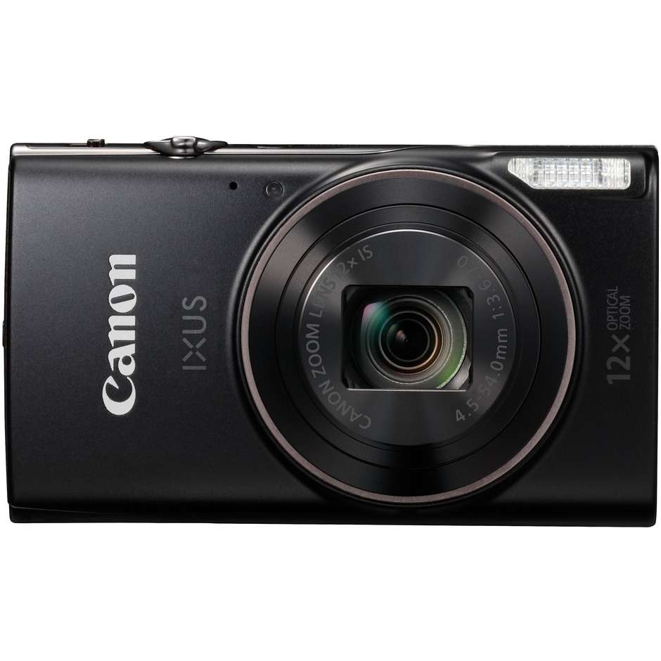 Canon IXUS 285 HS fotocamera compatta 20,2 MP zoom 12x Wi-Fi NFC nera