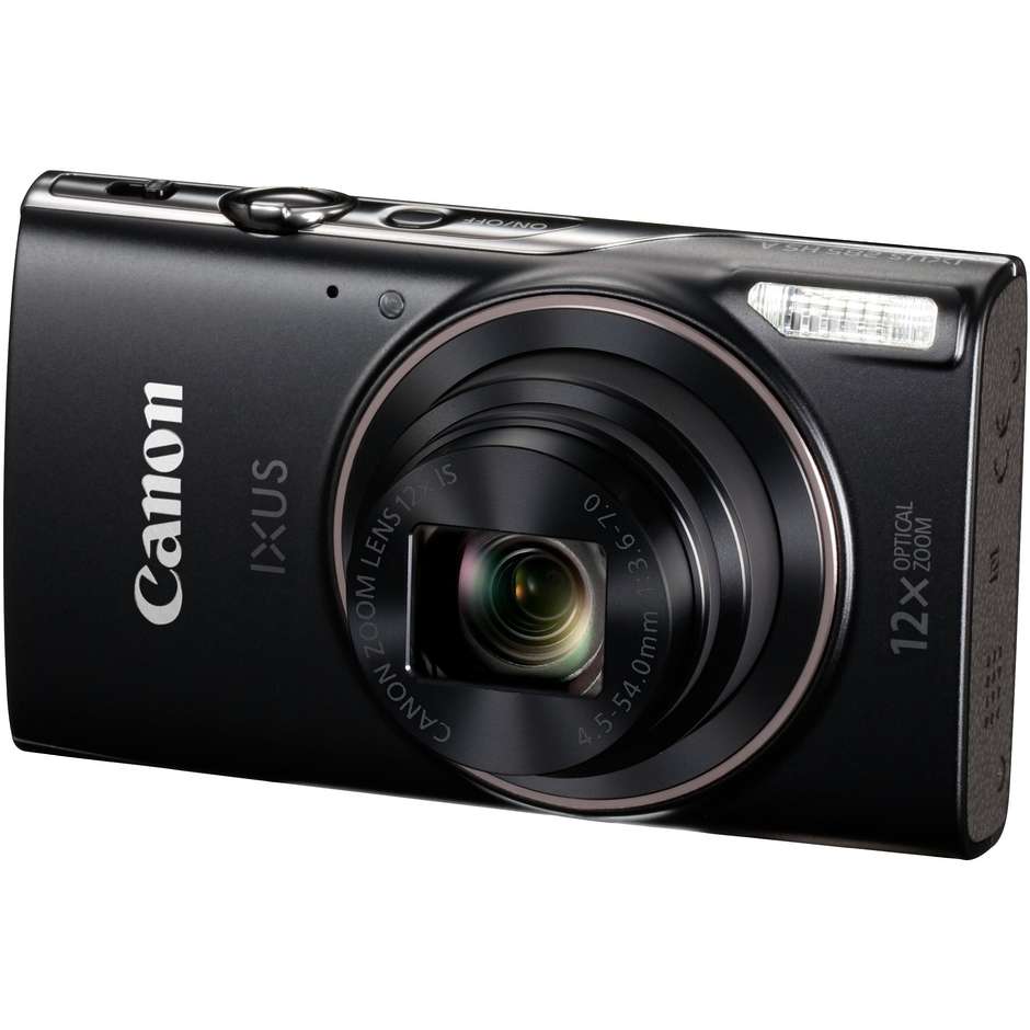 Canon IXUS 285 HS fotocamera compatta 20,2 MP zoom 12x Wi-Fi NFC nera