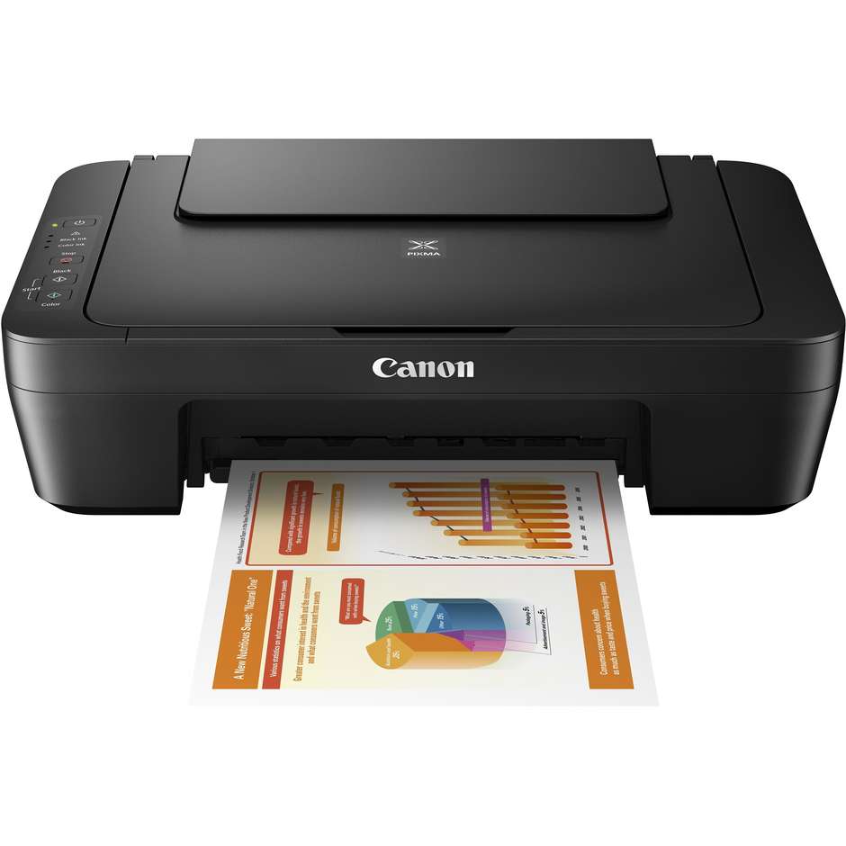 canon multifunzione pixma mg2555s - inkjet stampa/scansiona/copia - 2 cartucce