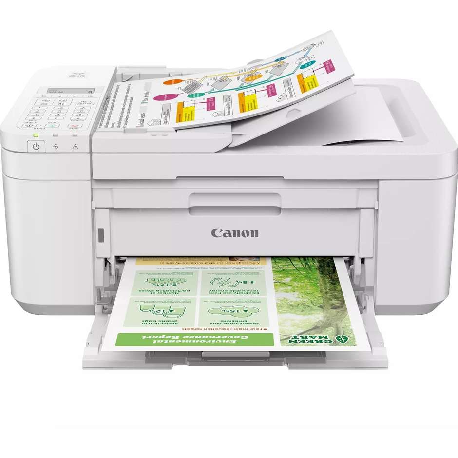 Canon PIXMA TR4751i Stampante Ink-Jet Multifunzione A4  Wi-Fi Colore Bianco