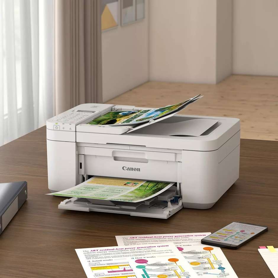 Canon PIXMA TR4751i Stampante Ink-Jet Multifunzione A4  Wi-Fi Colore Bianco