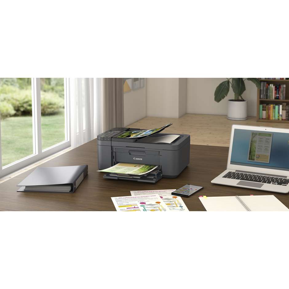 Canon PIXMA TR4755i Stampante Multifunzione 4-in-1 Inkjet A4 Fronte/Retro Automatico ADF Wi-Fi Nero