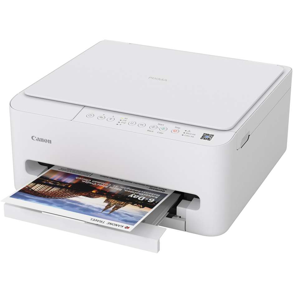 Canon PIXMA TS4150i Stampante Multifunzione Inkjet Wi-Fi A4 Duplex Bianco