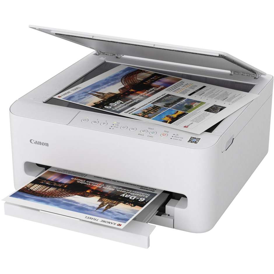 Canon PIXMA TS4150i Stampante Multifunzione Inkjet Wi-Fi A4 Duplex Bianco