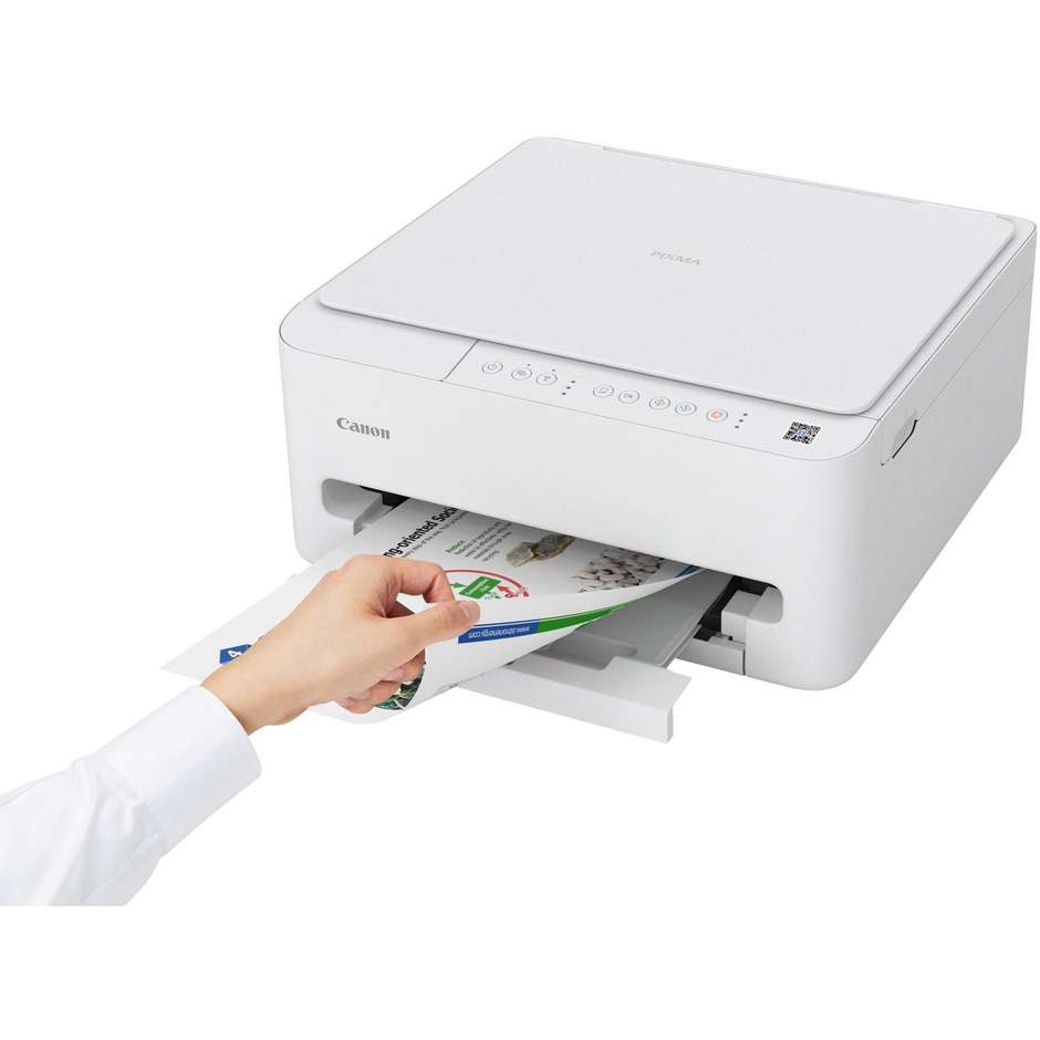 Canon PIXMA TS4150i Stampante Multifunzione Inkjet Wi-Fi A4 Duplex Bianco