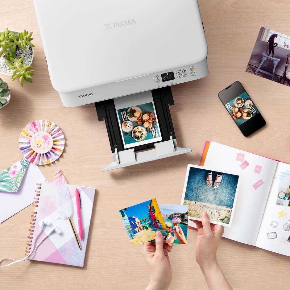 Canon Pixma TS5351 Stampante inkjet multifunzione 3 in 1 Wifi colore bianco