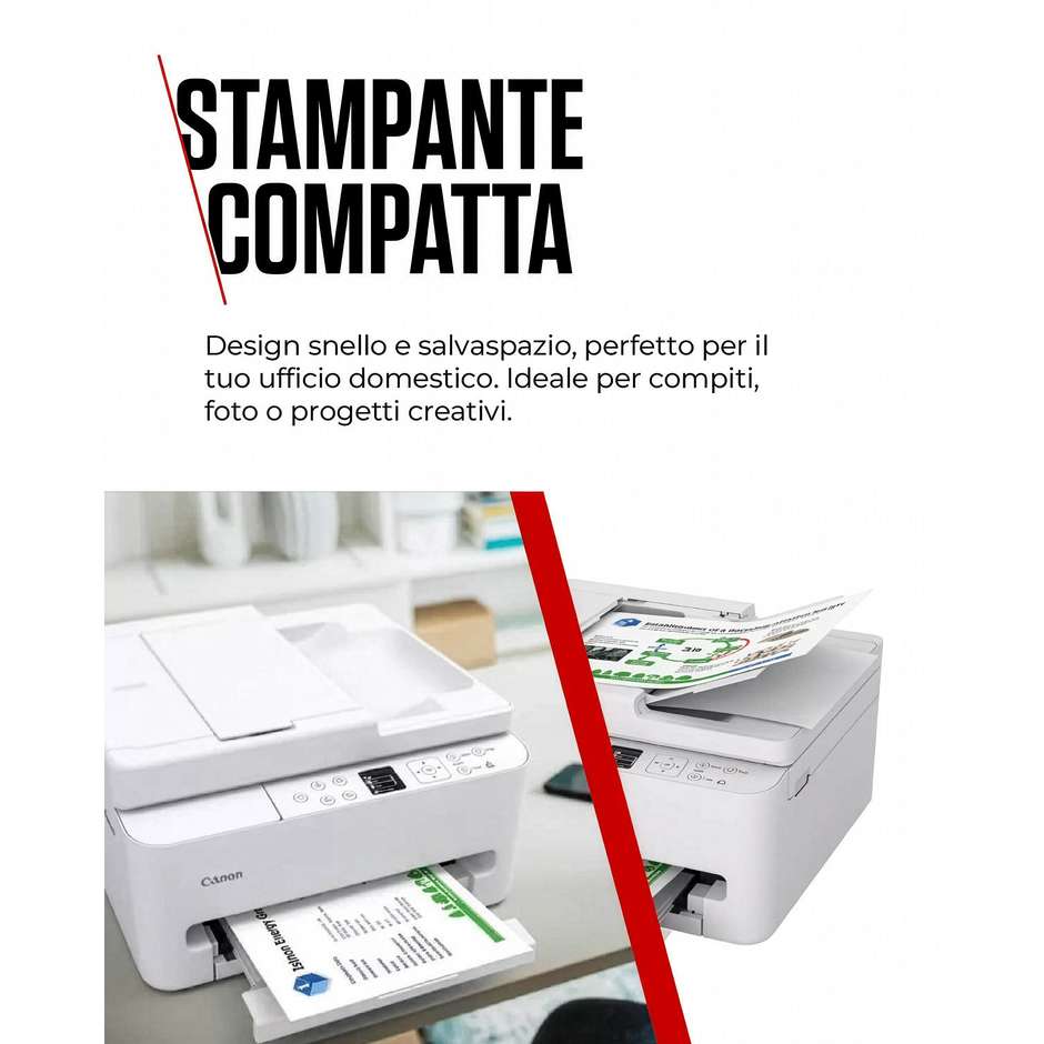 Canon PIXMA TS7550i Stampante Multifunzione Inkjet A4 Wi-Fi Bianco
