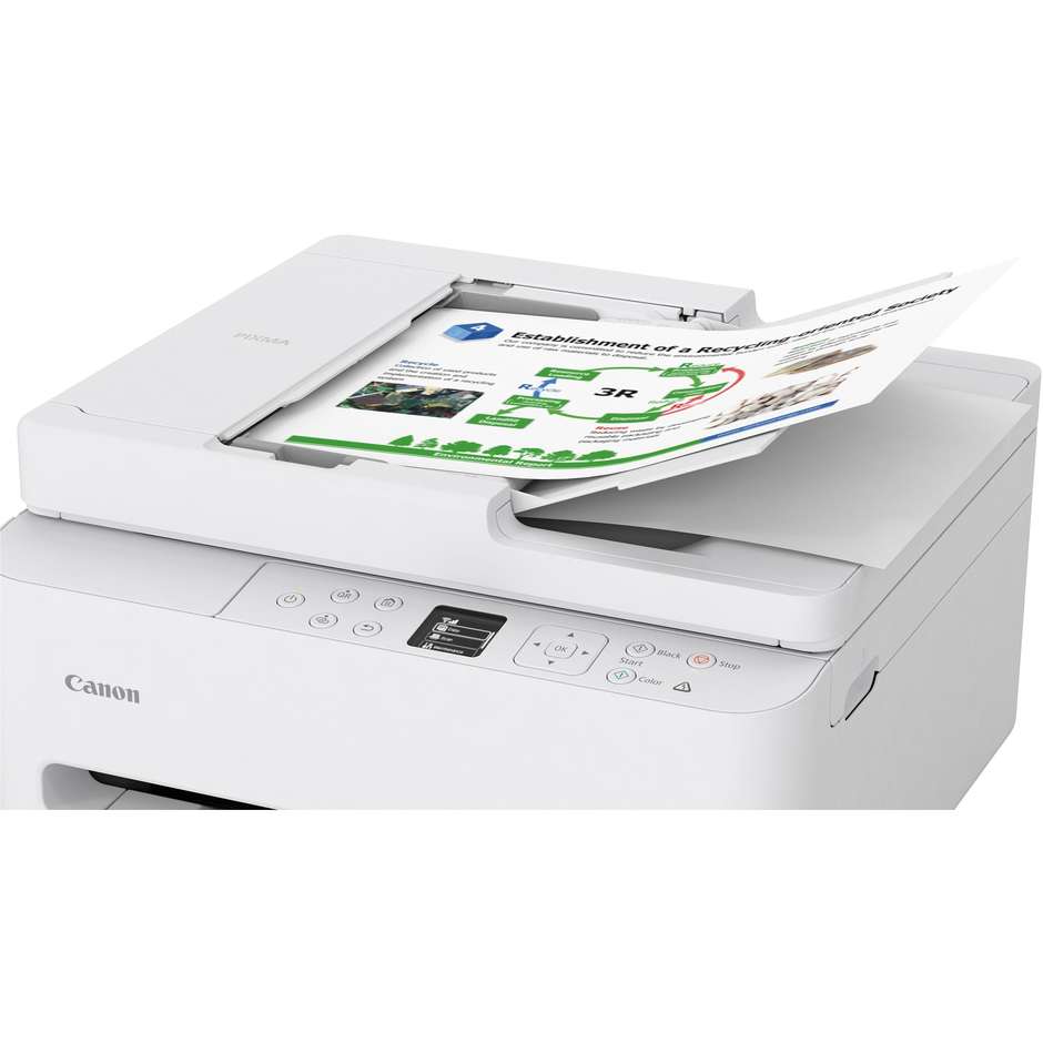 Canon PIXMA TS7550i Stampante Multifunzione Inkjet A4 Wi-Fi Bianco