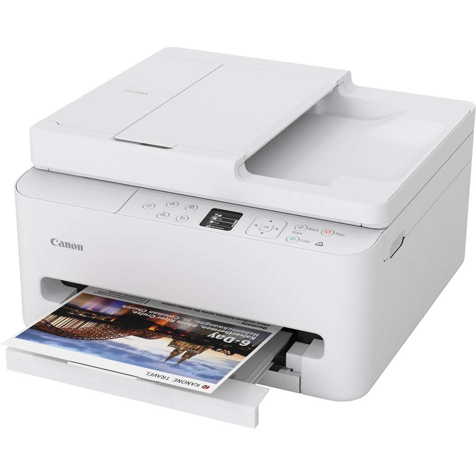 Canon PIXMA TS7550i Stampante Multifunzione Inkjet A4 Wi-Fi Bianco