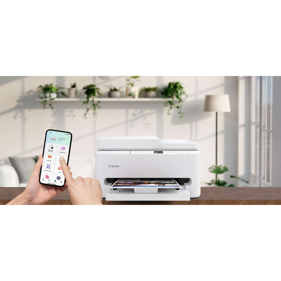 Canon PIXMA TS7550i Stampante Multifunzione Inkjet A4 Wi-Fi Bianco