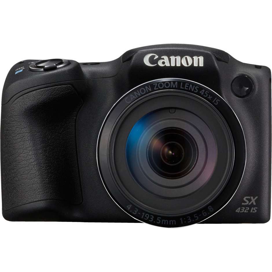 Canon SX432 IS PowerShot fotocamera digitale compatta 20 Mpx wifi nero