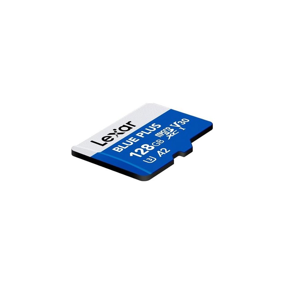 card micro sdxc 128gb lexar blue plus w/adat.