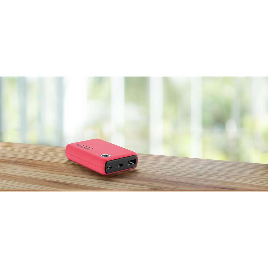 caricabatteria emer. 10000 rosa