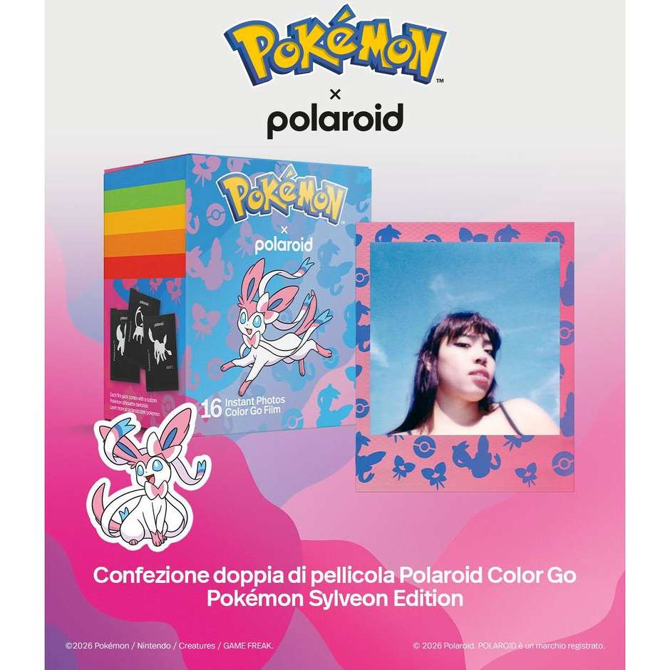 carta per polaroid go pokemon sylveon edition dou