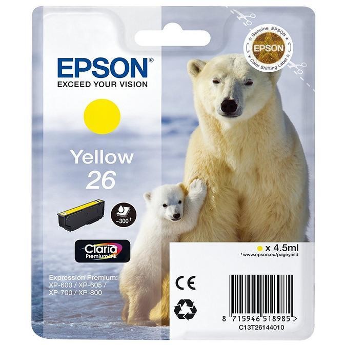 cartuccia giallo  orso polare