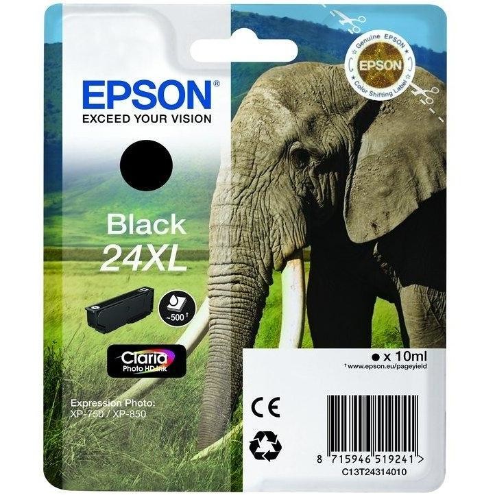 cartuccia nera 24xl elefante