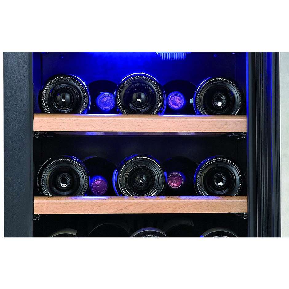 Caso 645 WineMaster 24 cantinetta per vino 24 bottiglie 2 zone classe A inox