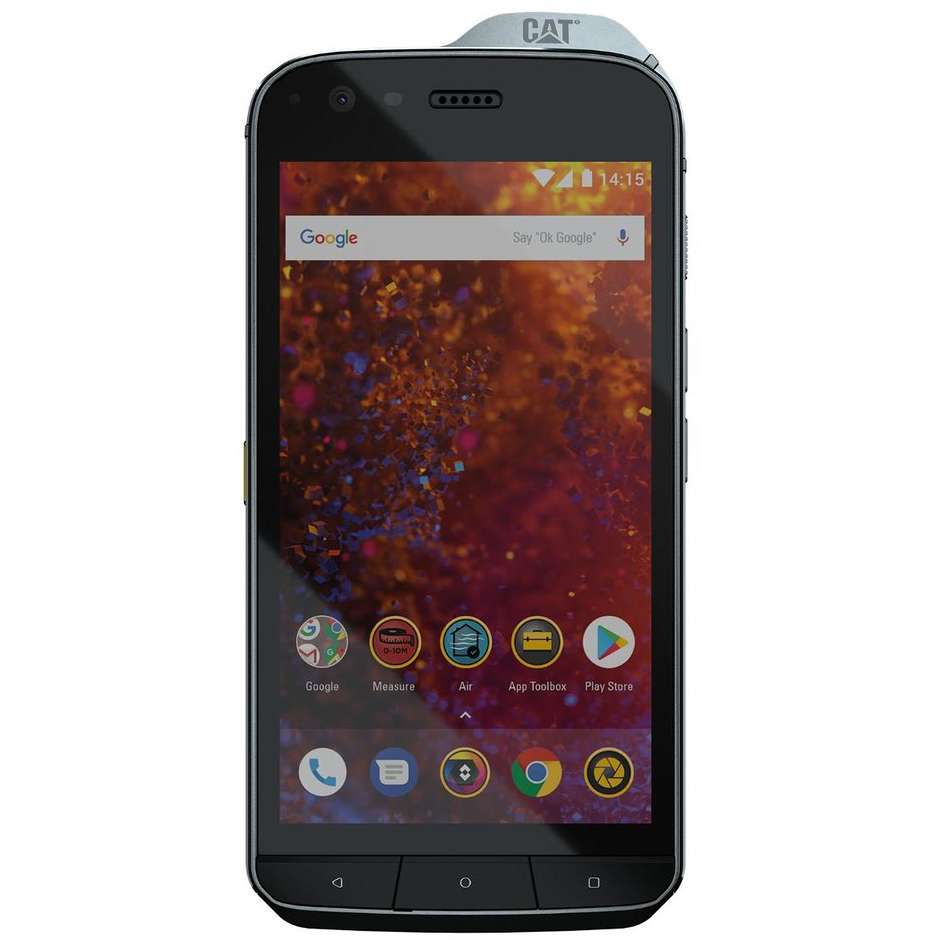 Cat S61 Smartphone 5,2" FHD 4G Memoria 64 GB Android Oreo colore nero
