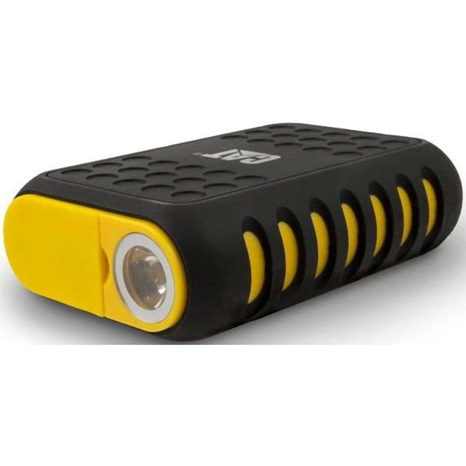 Caterpillar CUPBBLYE00 Powerbank Rugged 10.000 mAh 2,1 A Micro USB colore nero e giallo