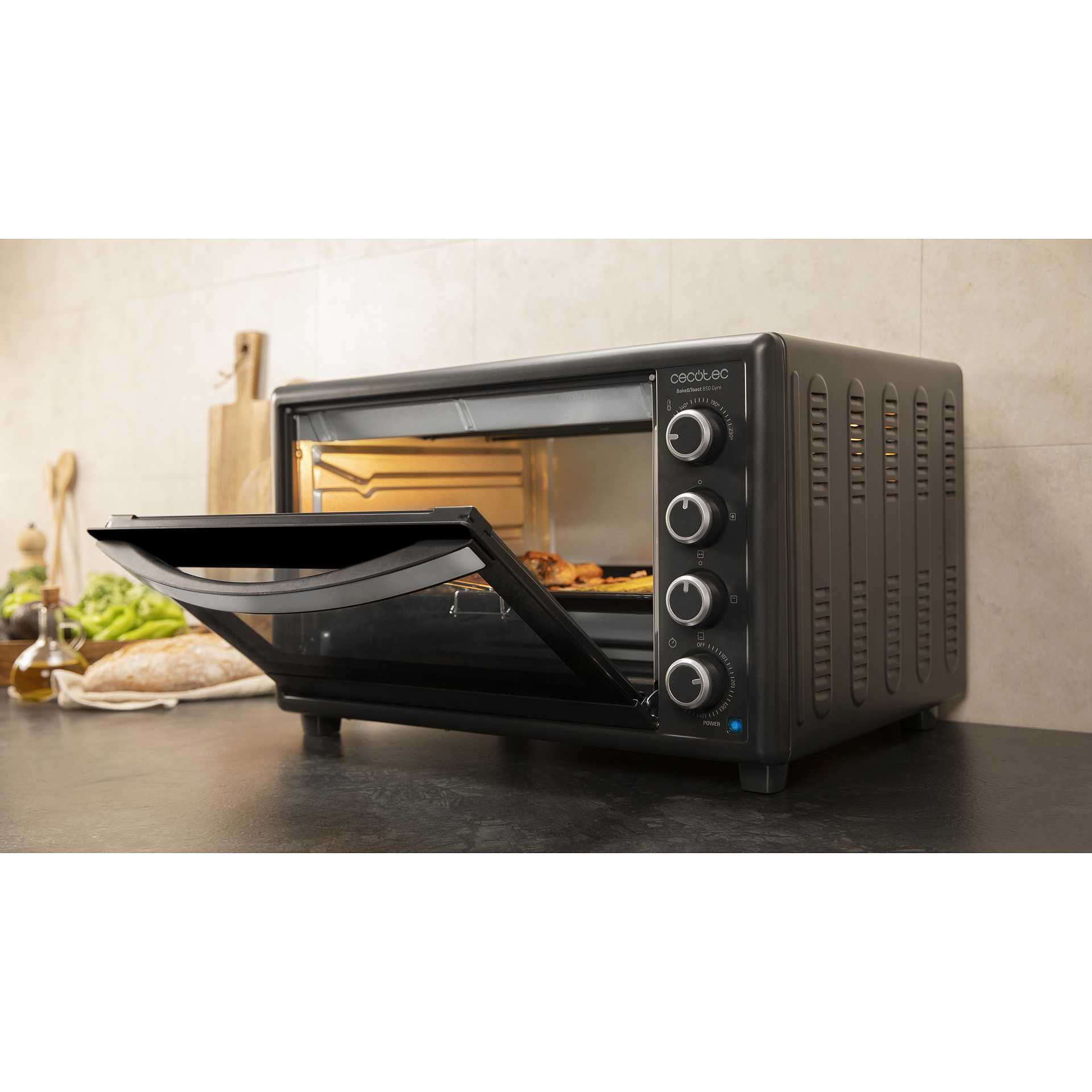 Cecotec Bake Toast 850 Forno Elettrico Capacità 60 Lt Potenza 2200 W colore  nero - Cottura forni elettrici - ClickForShop