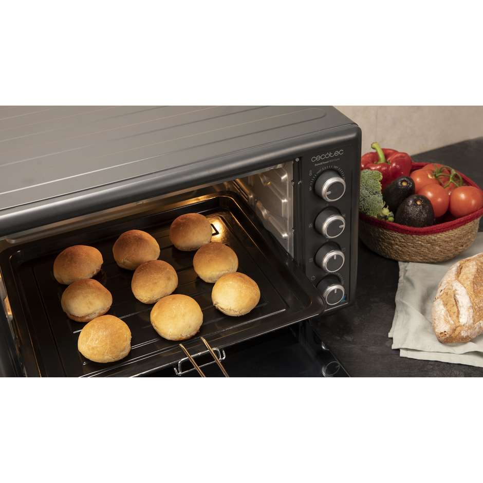 Cecotec Bake Toast 850 Forno Elettrico Capacità 60 Lt Potenza 2200 W colore nero