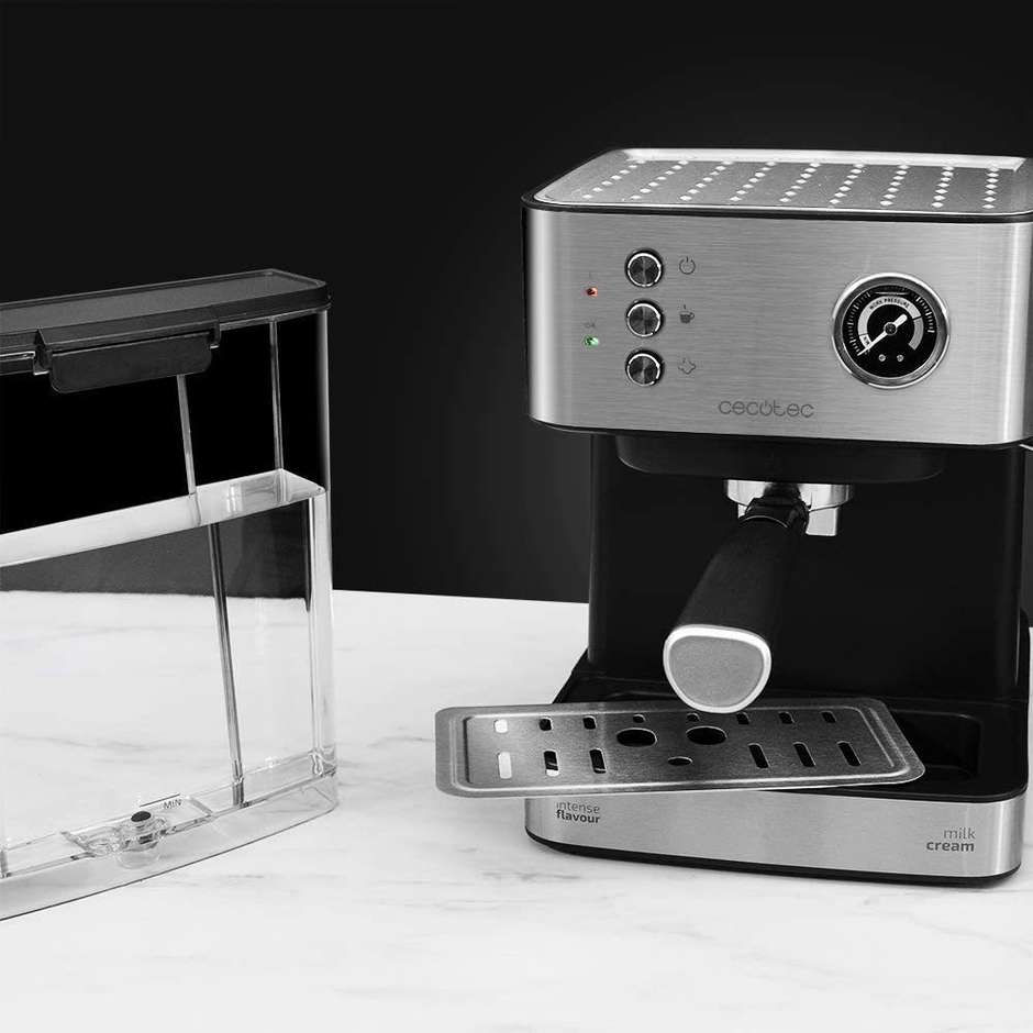Cecotec Power Espresso 20 Professionale Macchina del caffè 850 Watt colore inox