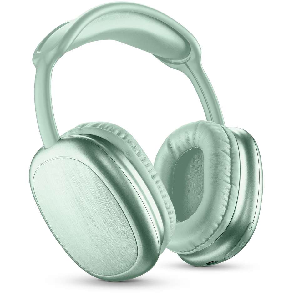 CELLULAR LINE BTHEADBMSMAXI2G Cuffie Wireless Bluetooth con Microfono Integrato Colore Green