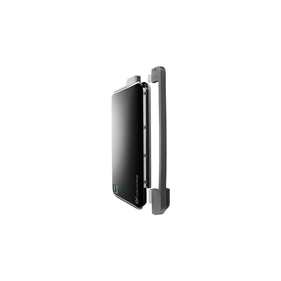 Cellular Line FREEP5000MICROUSB Caricabatterie portatile con cavo integrato Micro USB colore nero