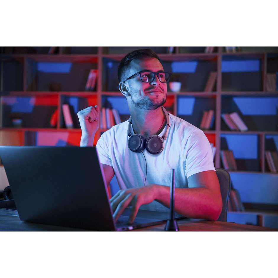 Cellular Line Music Sound Color Foldable Cuffie a Padiglione Cablato USB-C Nero