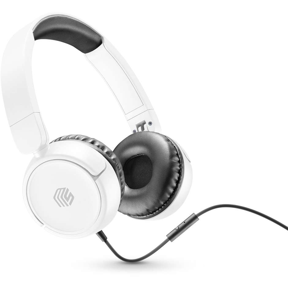 Cellular Line MUSICSOUNDUSBCW Cuffie Wireless Bluetooth ad Alta Risoluzione Nero