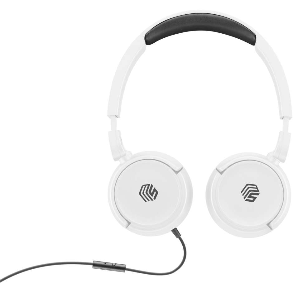 Cellular Line MUSICSOUNDUSBCW Cuffie Wireless Bluetooth ad Alta Risoluzione Nero