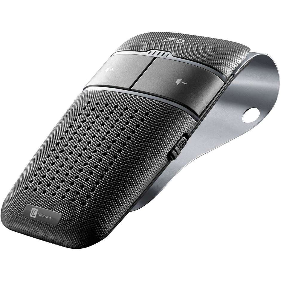 Cellularline Easy Drive Kit Vivavoce Bluetooth per Auto con Fissaggio ad Aletta Parasole e Multipoint