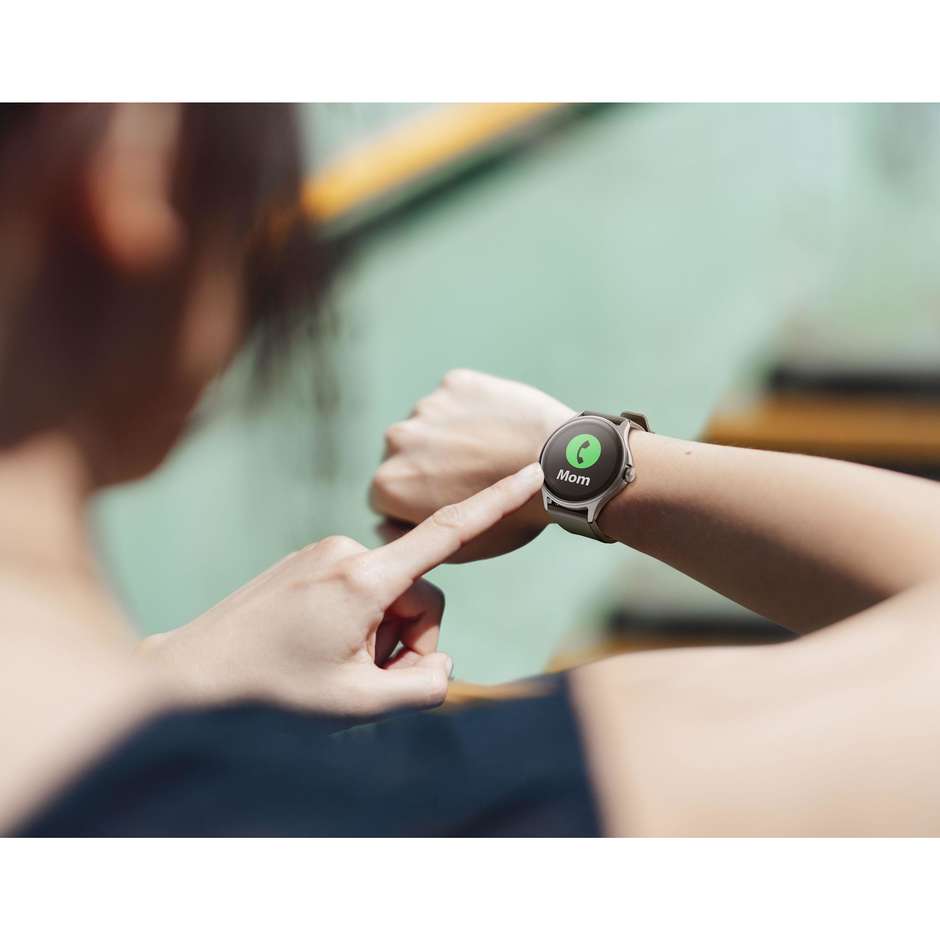 Cellularline ION PRO Round Smartwatch 1.38" Cassa Circolare Chiamate Vivavoce Bluetooth Colore Nero
