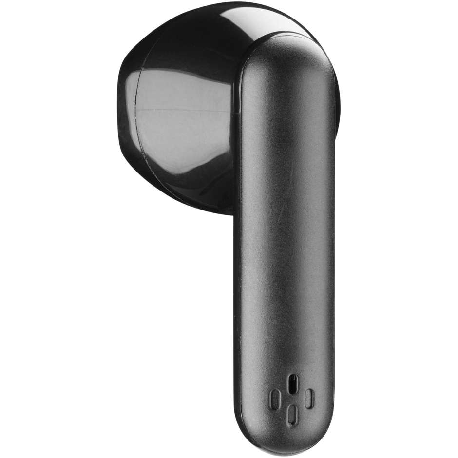Cellularline Seek Pro Auricolari True Wireless TWS con Custodia Tascabile e Display LED Nero