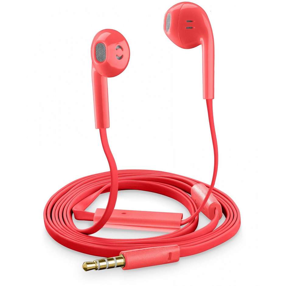 Cellularline Stylecolor Earphones Auricolare a capsula colorato con connettore Jack 3.5mm