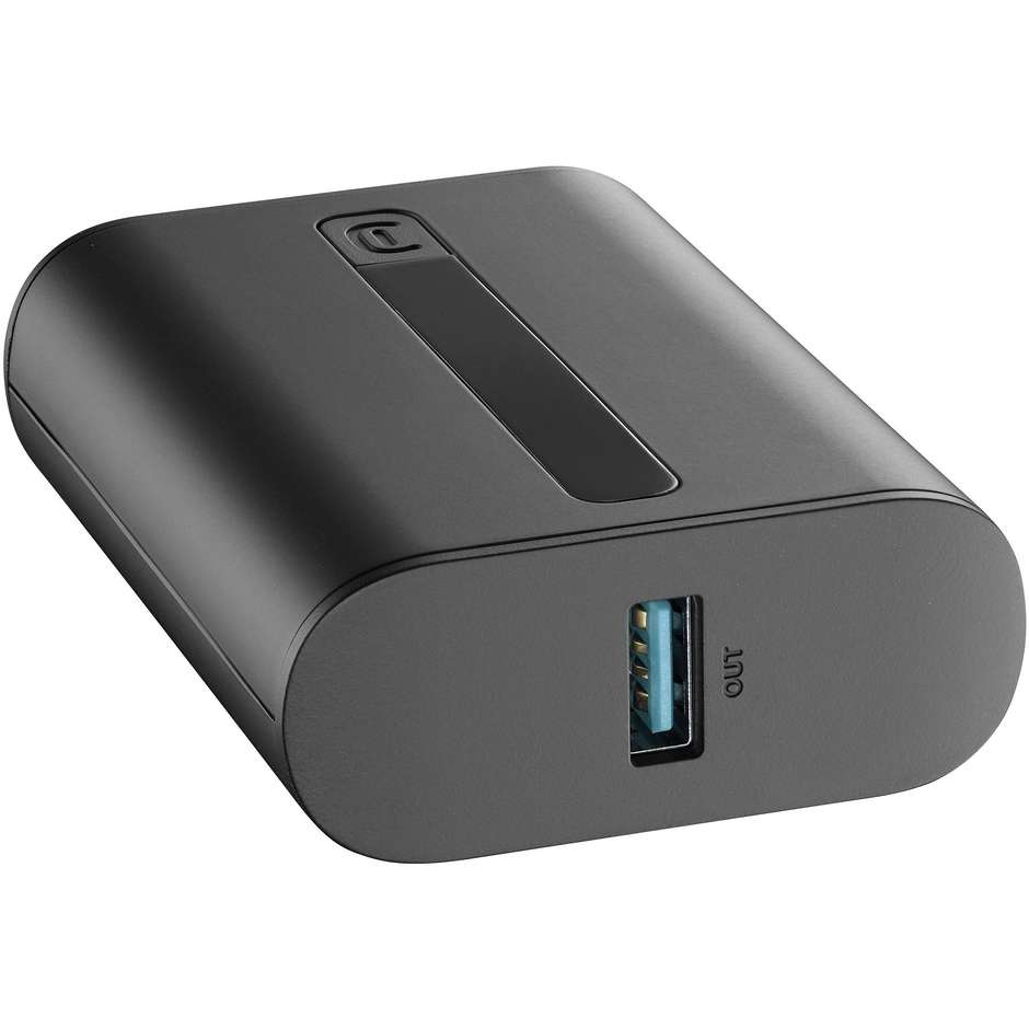 Cellularline Thunder Power Bank 10000 mAh 20W Power Delivery Extra Compatto Nero