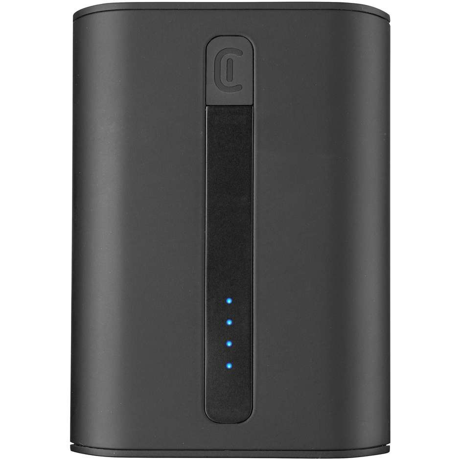 Cellularline Thunder Power Bank 10000 mAh 20W Power Delivery Extra Compatto Nero