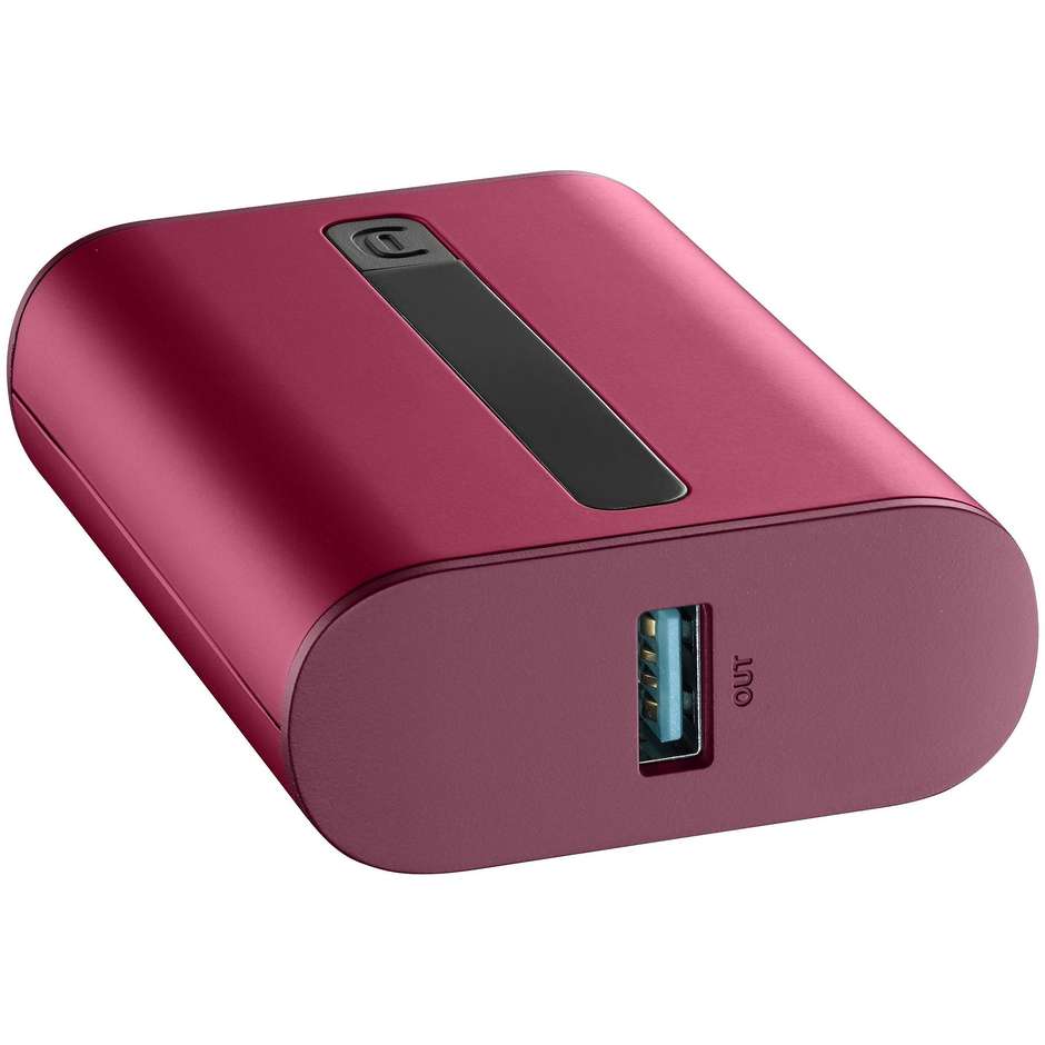 Cellularline Thunder Power Bank 10000 mAh 20W Power Delivery Extra Compatto Rosso