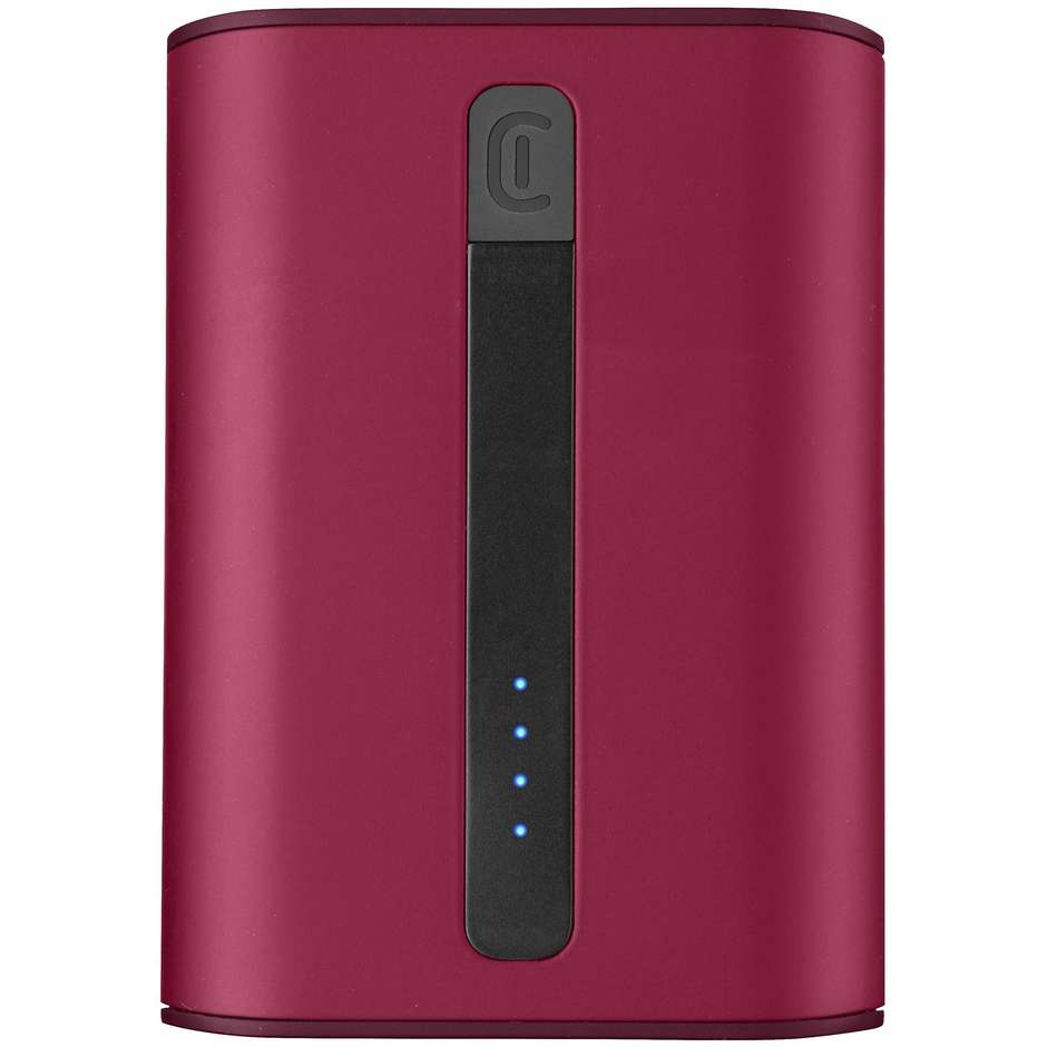 Cellularline Thunder Power Bank 10000 mAh 20W Power Delivery Extra Compatto Rosso