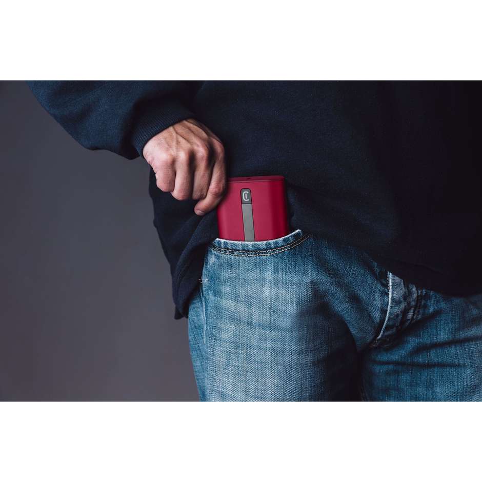 Cellularline Thunder Power Bank 10000 mAh 20W Power Delivery Extra Compatto Rosso