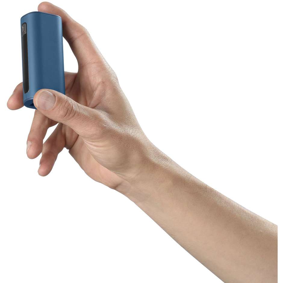 Cellularline Thunder Power Bank 5000 mAh Caricabatterie Portatile Extra Compatto Blu