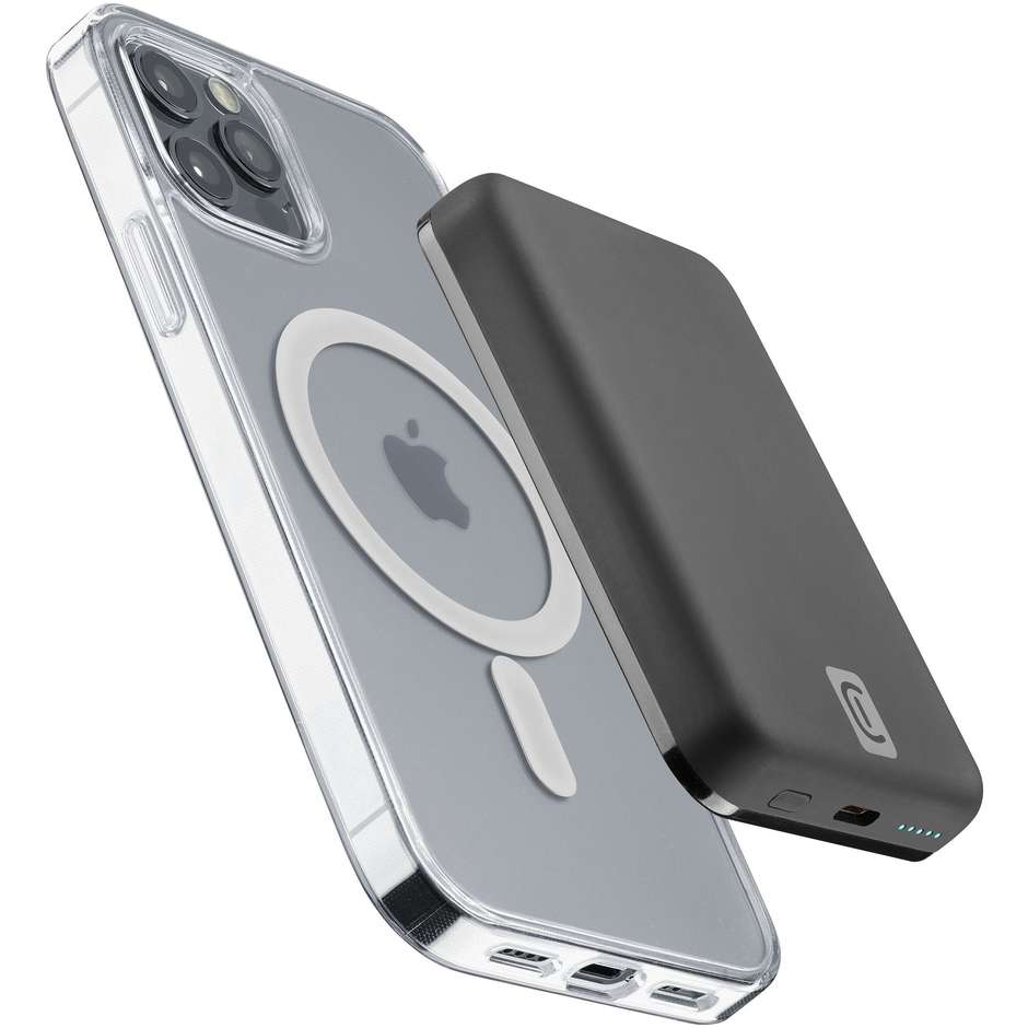 Cellularline Wireless power bank MAG 5000 Caricabatterie portatile compatibile con MagSafe